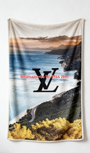 LV Coastal Vista Blanket LV Mediterranean View Throw IMG_3272